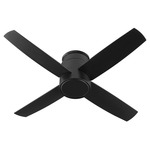 Oslo 44 inch Hugger Ceiling Fan - Black