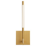 Palillos Color-Select Wall Light - Aged Brass / Matte White Acrylic