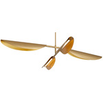 Pivot Color-Select Chandelier - Aged Brass