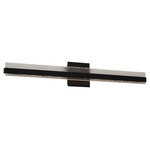 Antares Color-Select Bathroom Vanity Light - Black / Textured Ice
