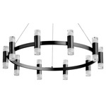 Alarum Color-Select Ring Pendant - Black / Crystal