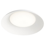 Bongo Color-Select Ceiling Flush Light - White / White Acrylic