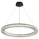 Elan Color-Select Ring Pendant - Black / Clear
