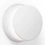 Totem Puck Wall / Ceiling Light - Matte White / Matte White