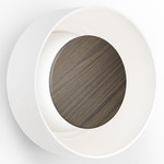 Totem Wall Sconce - Walnut Essence / Etched White