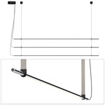 T.O Pendant - Chrome / Light Grey