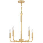 Abner Chandelier - Aged Brass