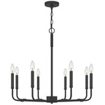 Abner Chandelier - Matte Black