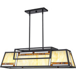 Atwater Island Light - Matte Black / Multicolor