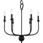 Blanche Chandelier - Matte Black
