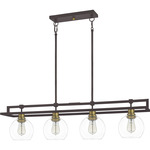 Dobbs Island Light - Old Bronze / Clear