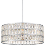 Gibson Pendant - Polished Chrome / Clear