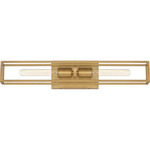 Leighton Bath Bar - Weathered Brass