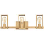 Leighton Bathroom Vanity Light - Weathered Brass