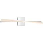 Fox Color Select Bathroom Vanity Light - Polished Chrome