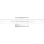 Giselle Bathroom Vanity Light - Polished Chrome / Opal Etched