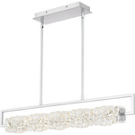 Klass Island Light - Polished Chrome / Crystal