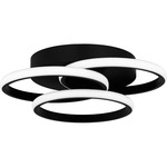 Moonan Semi Flush Ceiling Light - Matte Black