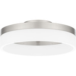 Cohen Ceiling Light - Brushed Nickel / White