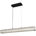 Reese Island Light - Matte Black / Crystal