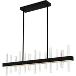 Regal Island Light - Matte Black / Clear