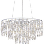 Twinkle Pendant - Polished Chrome / Clear