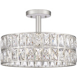 Coffman Semi Flush Ceiling Light - Polished Nickel
