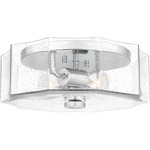 Kaplan Ceiling Light - Polished Chrome / Clear Seedy