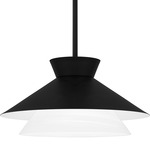 Lionel Pendant - Matte Black / Alabaster