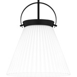 Thibault Pendant - Matte Black / White
