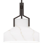 Brecken Pendant - Old Bronze / Alabaster