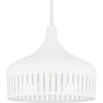 Keagan Pendant - White