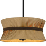 Delynn Pendant - Western Bronze / Abaca