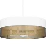 Alani Pendant - White / Gold