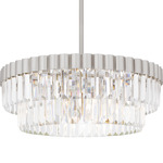 Starlight Pendant - Brushed Nickel / Clear