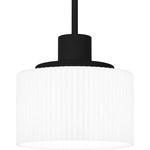 Callahan Pendant - Matte Black / Opal Etched