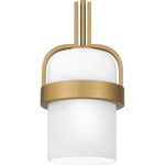 Duval Pendant - Aged Brass / Alabaster
