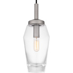 Xander Pendant - Antique Nickel / Clear
