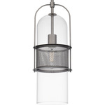 Soffer Pendant - Antique Nickel / Clear
