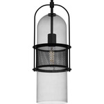 Soffer Pendant - Matte Black / Smoke