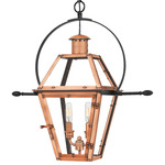 Rue De Royal Pendant - Aged Copper / Clear