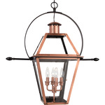 Rue De Royal Pendant - Aged Copper / Clear