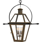 Rue De Royal Pendant - Industrial Bronze / Clear