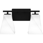 Stetson Bathroom Vanity Light - Matte Black / Opal Etched