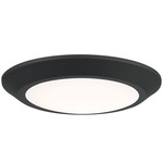 Verge Flush Mount Ceiling Light - Earth Black / White