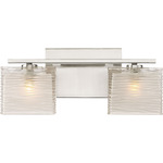 Westcap Bathroom Vanity Light - Brushed Nickel / Frosted