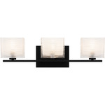 Westcap Bathroom Vanity Light - Matte Black / Frosted