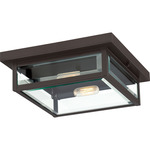 Westover Ceiling Light - Western Bronze / Clear Beveled / Clear Beveled