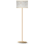 Quary Floor Lamp - Alder Wood / Fish