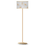 Quary Floor Lamp - Alder Wood / Yellow Leaf
